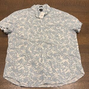 NWT J. Crew Factory Short Sleeve Button Down Shirt